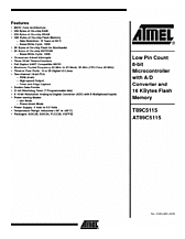 DataSheet AT89C5115 pdf